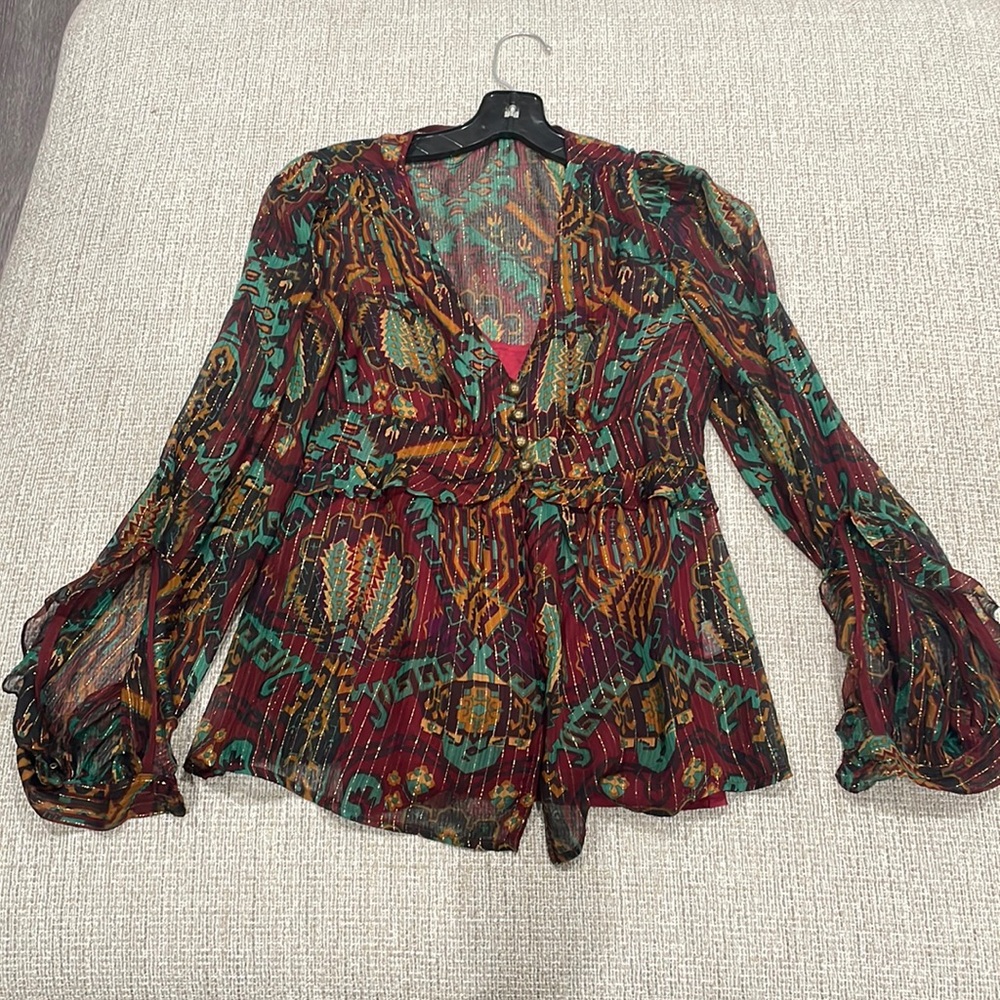 Sheer blouse